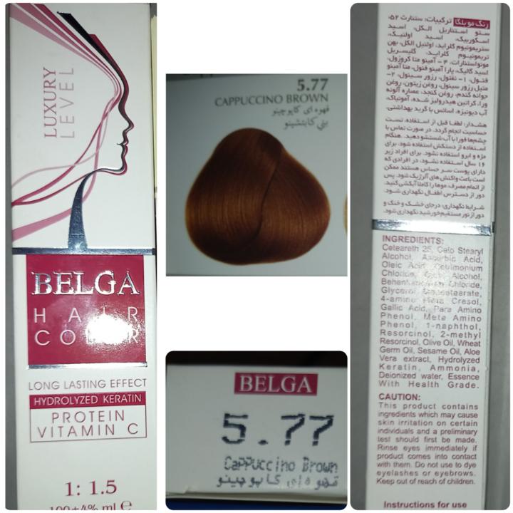 رنگ مو Belgaکراتینه/احیاکننده قوی موها
