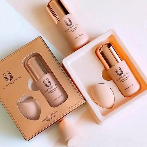 کرم پودر سیلیکونی پددار لاکچری کوین 555