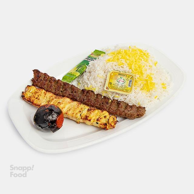 چلو کباب وزیری